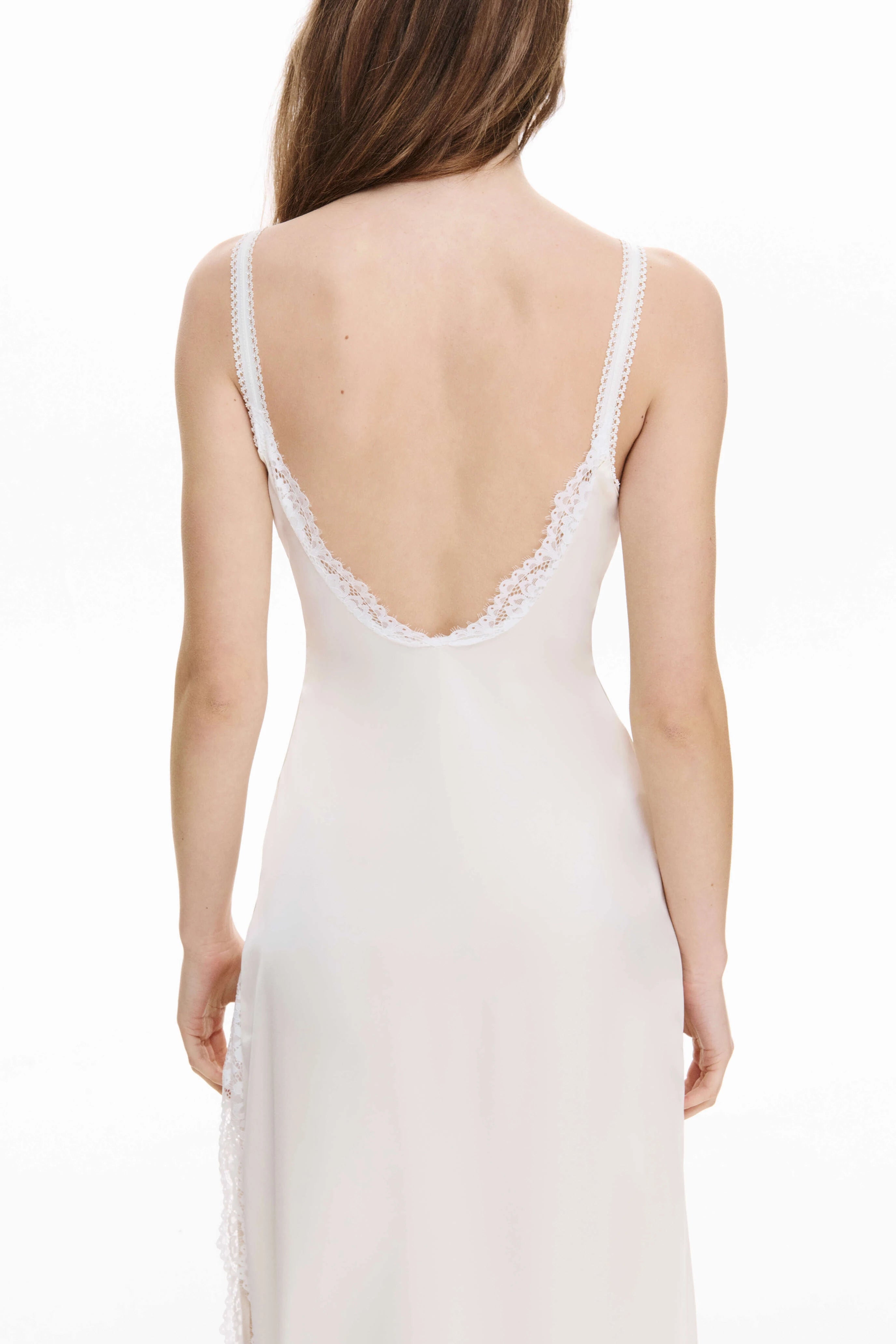 Selene Ivory Lace Maxi Dress